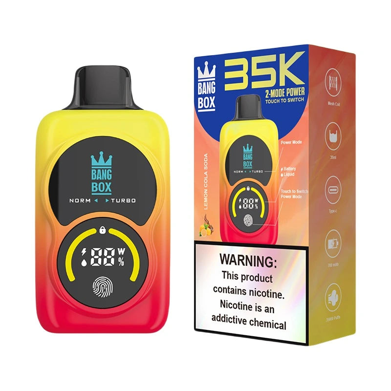 Bang Box 35000 Puffs Touch Screen Disposable Vape