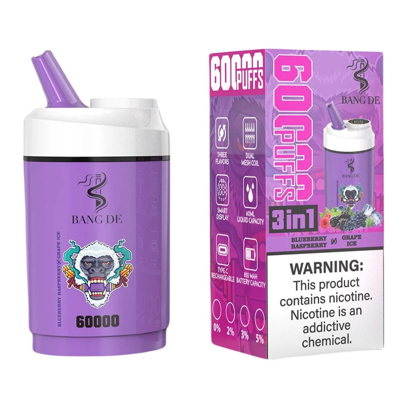 Bang DE 60000 Puffs 3in1 Disposable Vape