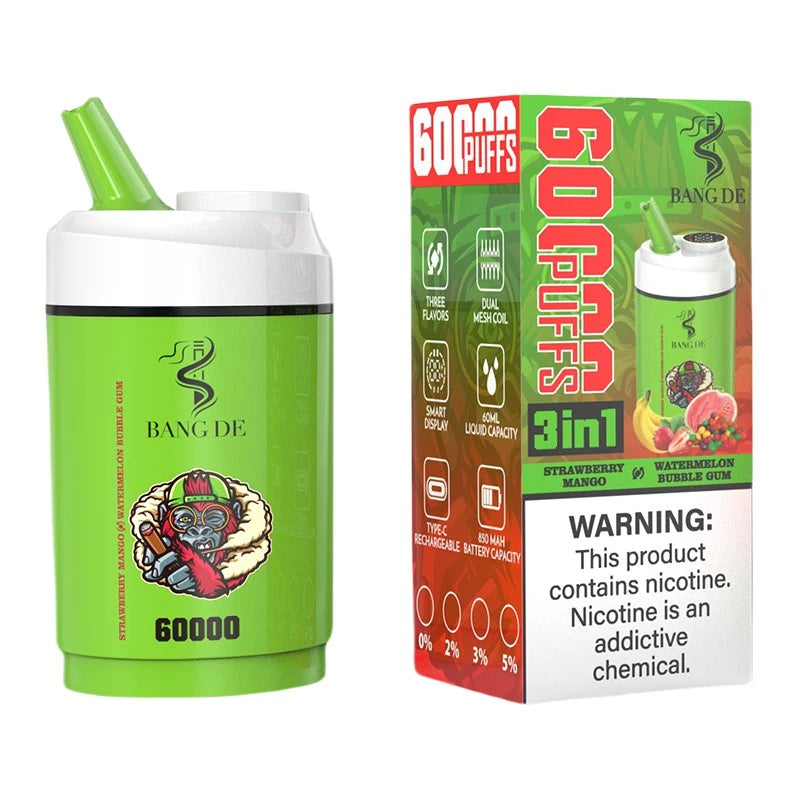 Bang DE 60000 Puffs 3in1 Disposable Vape