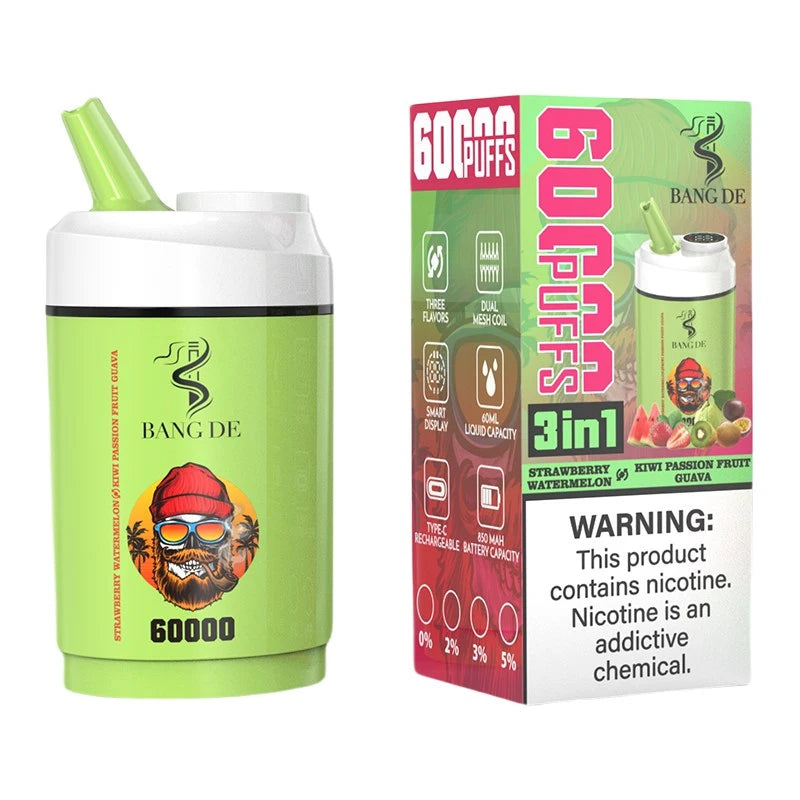 Bang DE 60000 Puffs 3in1 Disposable Vape
