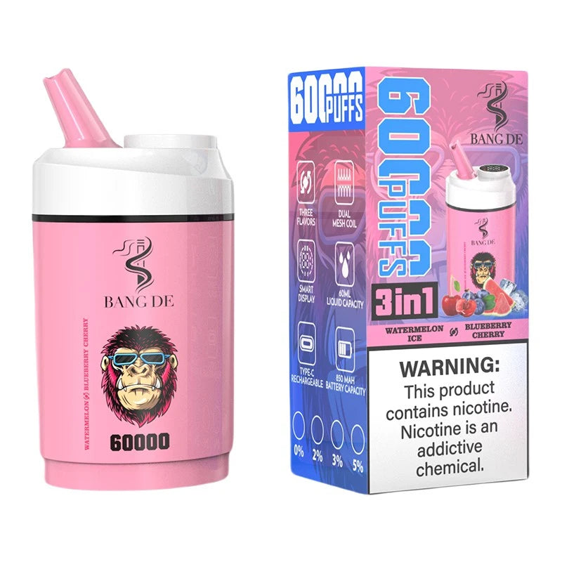 Bang DE 60000 Puffs 3in1 Disposable Vape