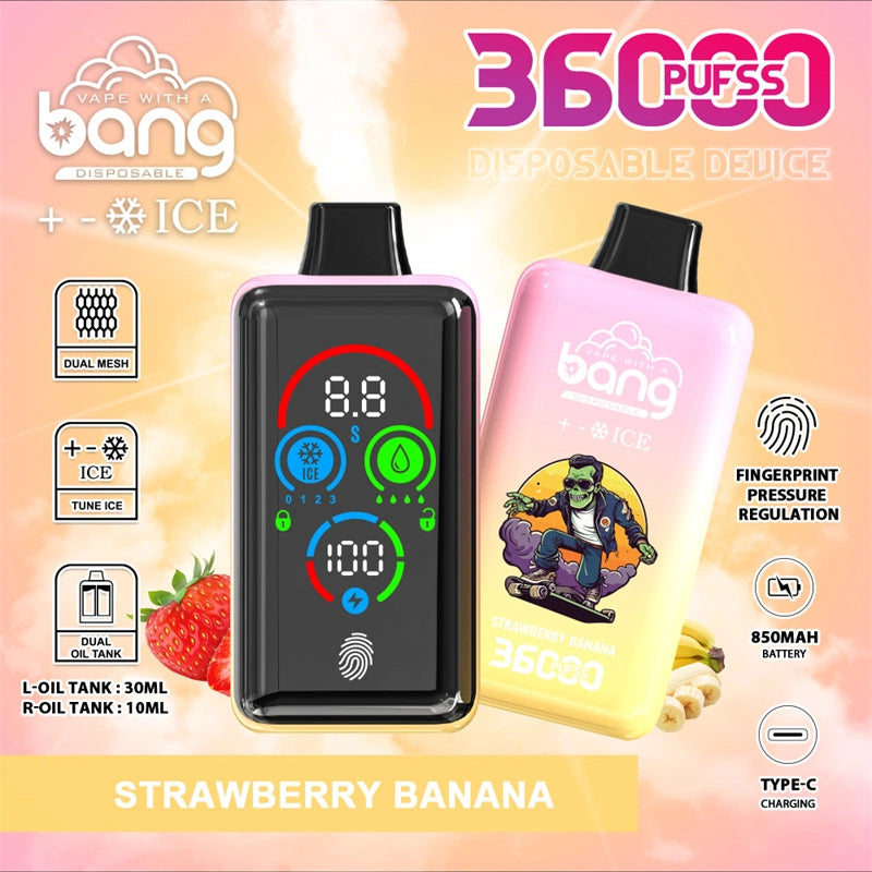 Bang Ice 36000 Puffs Full Screen Disposable Vape