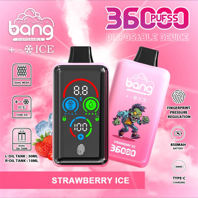 Bang Ice 36000 Puffs Full Screen Disposable Vape