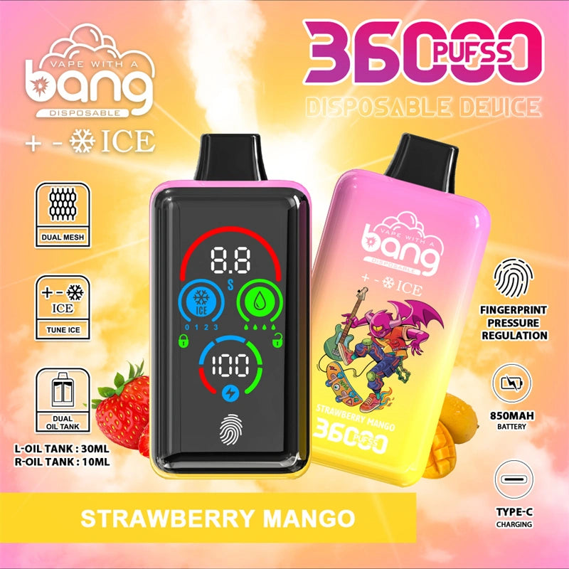 Bang Ice 36000 Puffs Full Screen Disposable Vape