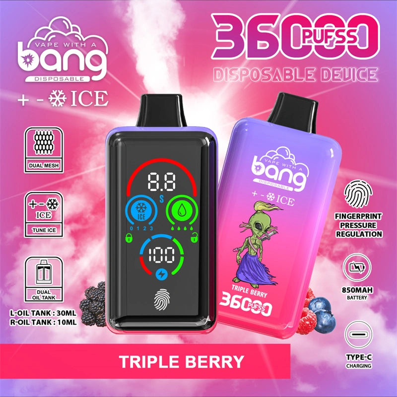 Bang Ice 36000 Puffs Full Screen Disposable Vape