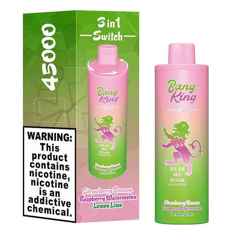 Bang King Triple 45000 Puffs 3in1 Disposable Vape