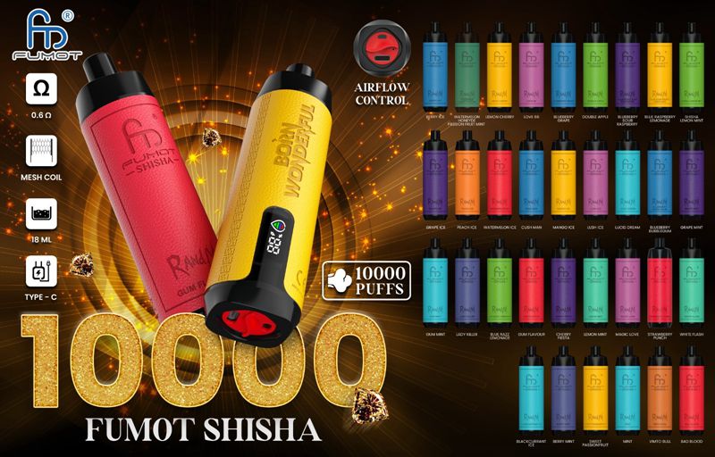 Fumot Randm Shisha 10000 Puffs Disposable Vape