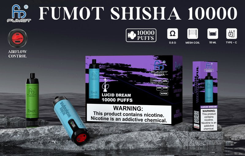 Fumot Randm Shisha 10000 Puffs Disposable Vape