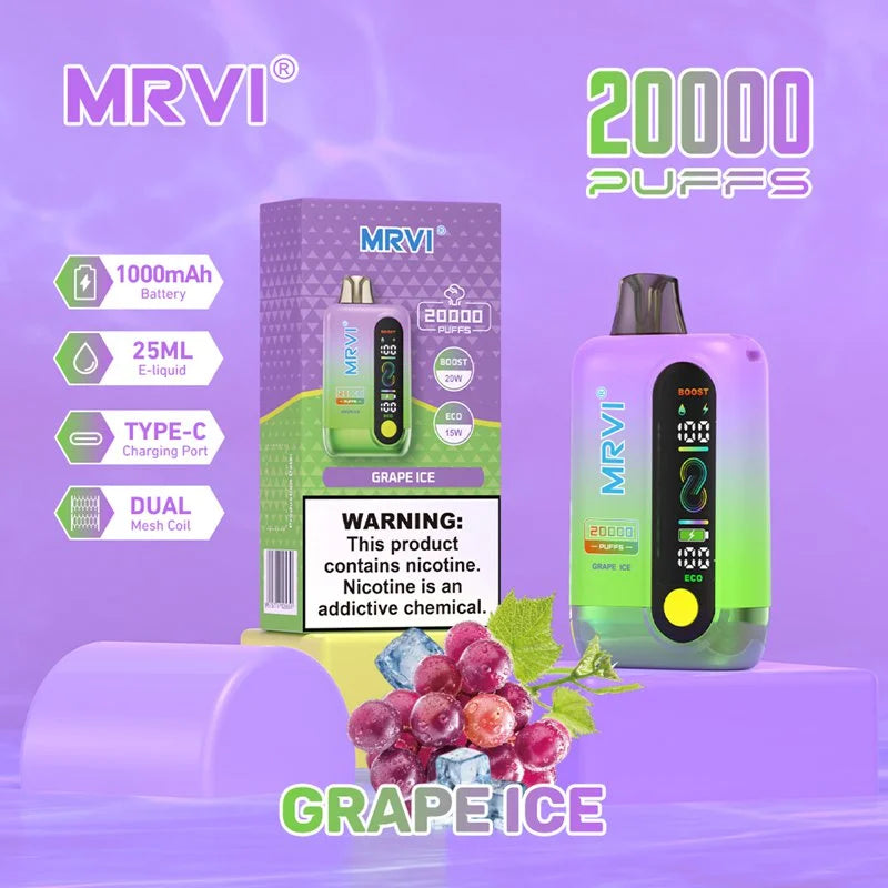 MRVI 20000 Puffs Smart Screen Disposable Vape
