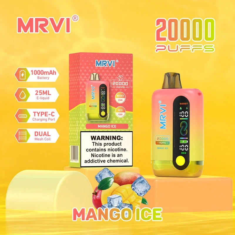 MRVI 20000 Puffs Smart Screen Disposable Vape