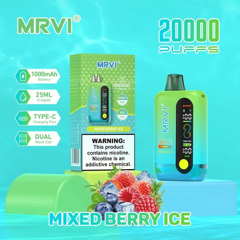 MRVI 20000 Puffs Smart Screen Disposable Vape