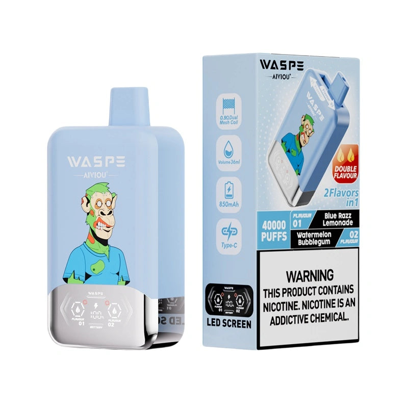 Waspe Aiviou 40000 Puffs Double Flavor Disposable