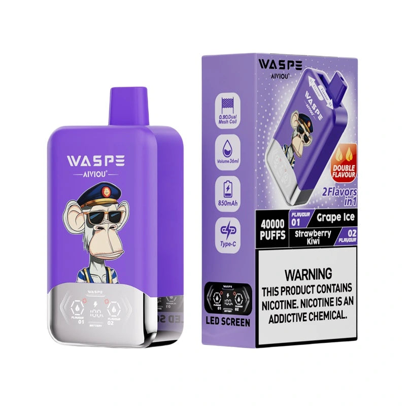 Waspe Aiviou 40000 Puffs Double Flavor Disposable