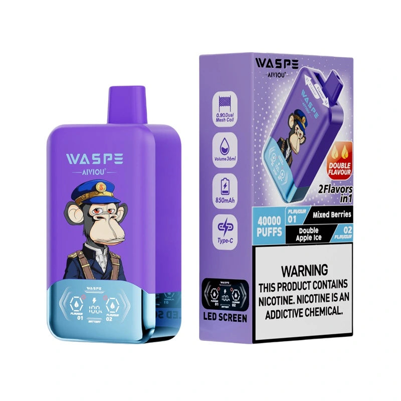Waspe Aiviou 40000 Puffs Double Flavor Disposable