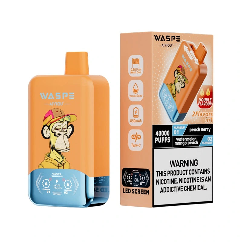 Waspe Aiviou 40000 Puffs Double Flavor Disposable