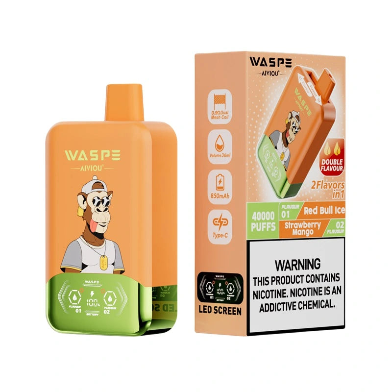 Waspe Aiviou 40000 Puffs Double Flavor Disposable