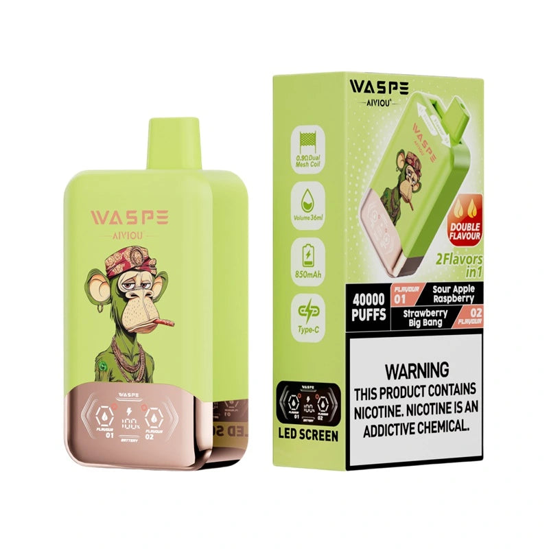 Waspe Aiviou 40000 Puffs Double Flavor Disposable