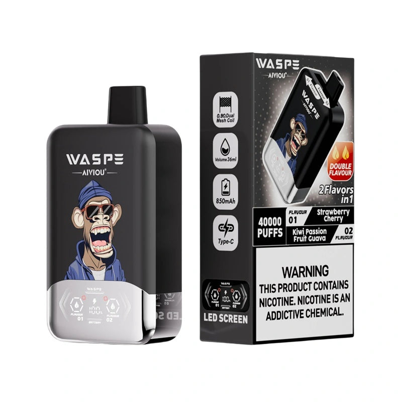 Waspe Aiviou 40000 Puffs Double Flavor Disposable