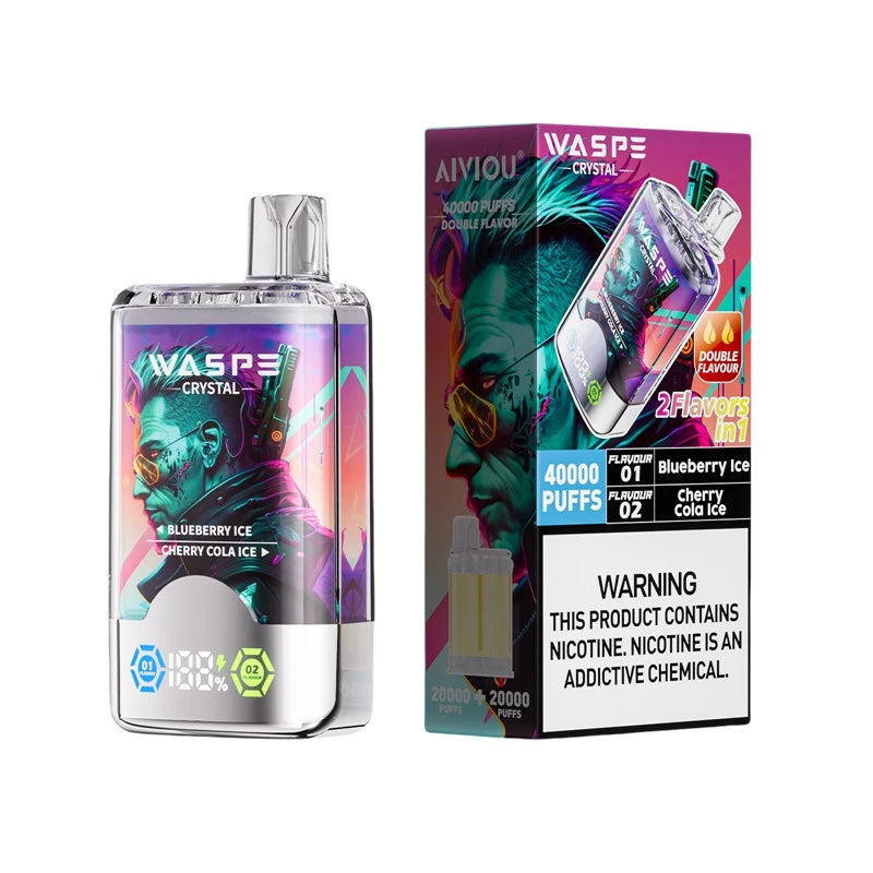 Waspe Crystal 40000 Puffs Double Flavor Disposable
