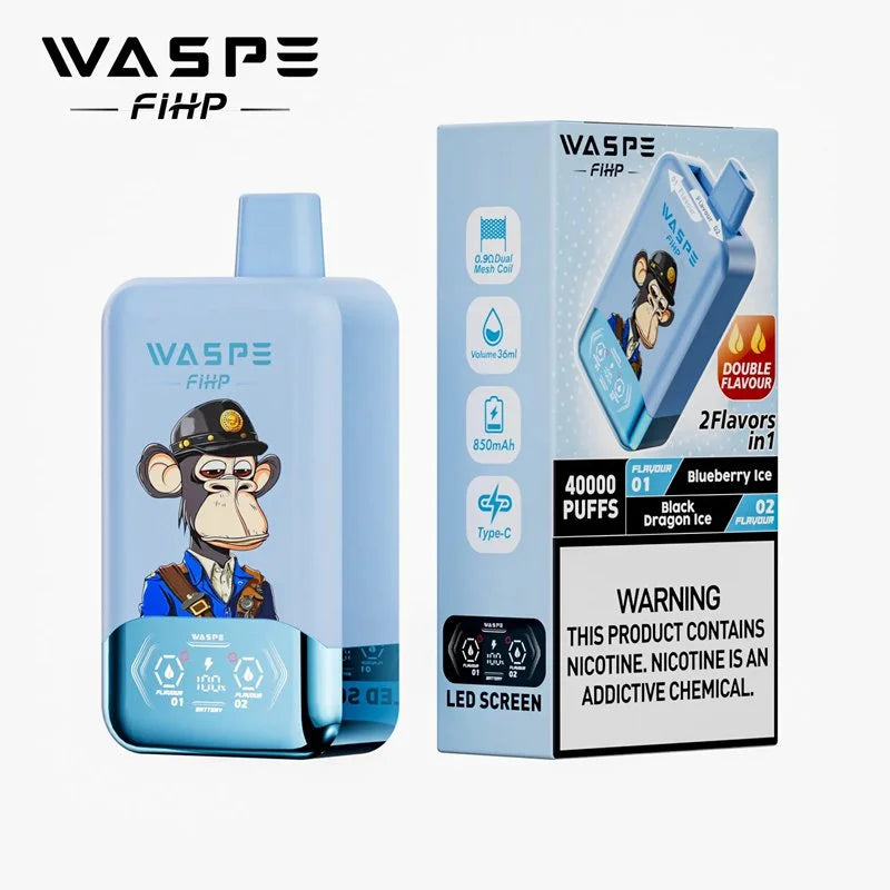 Waspe Fihp 40K Puffs Double Flavor Disposable Vape