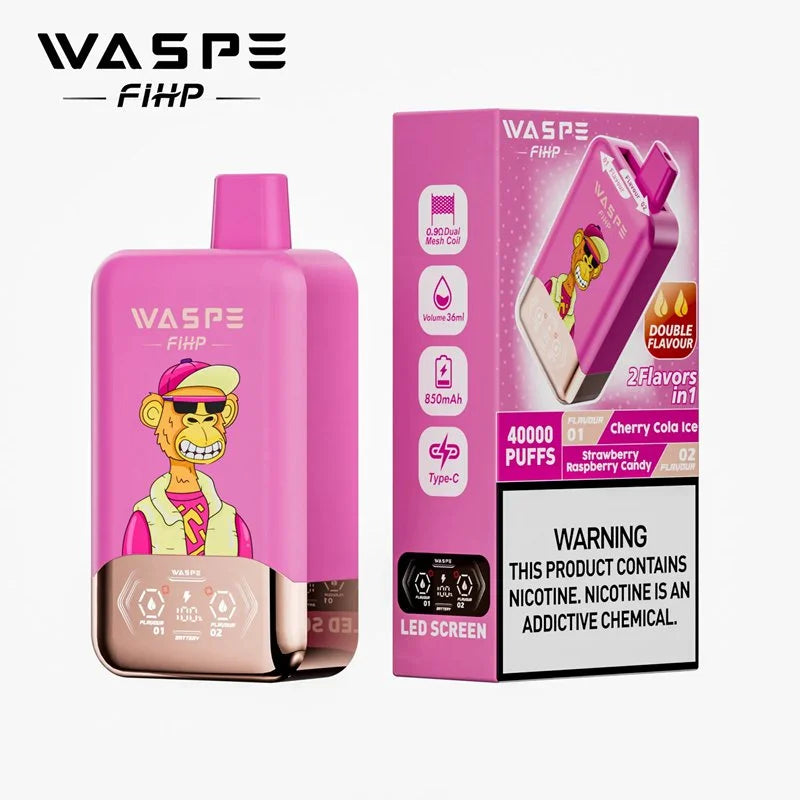 Waspe Fihp 40K Puffs Double Flavor Disposable Vape