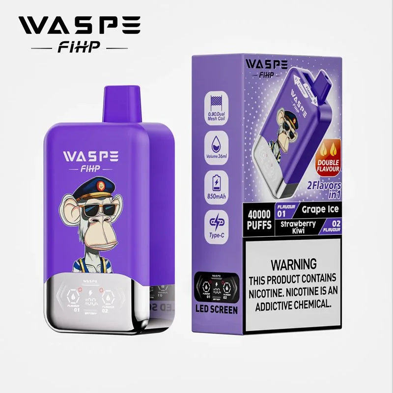 Waspe Fihp 40K Puffs Double Flavor Disposable Vape