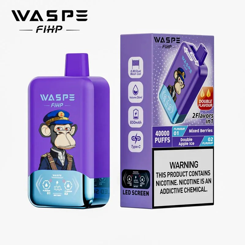 Waspe Fihp 40K Puffs Double Flavor Disposable Vape