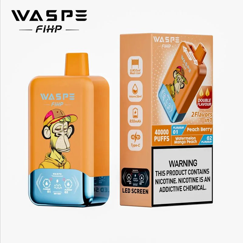 Waspe Fihp 40K Puffs Double Flavor Disposable Vape