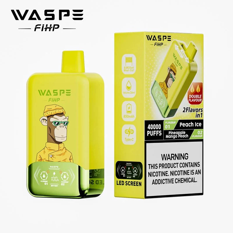 Waspe Fihp 40K Puffs Double Flavor Disposable Vape
