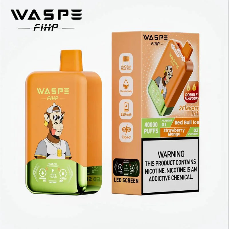 Waspe Fihp 40K Puffs Double Flavor Disposable Vape