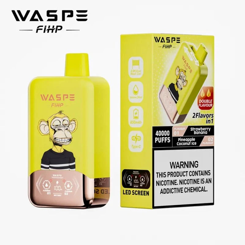 Waspe Fihp 40K Puffs Double Flavor Disposable Vape