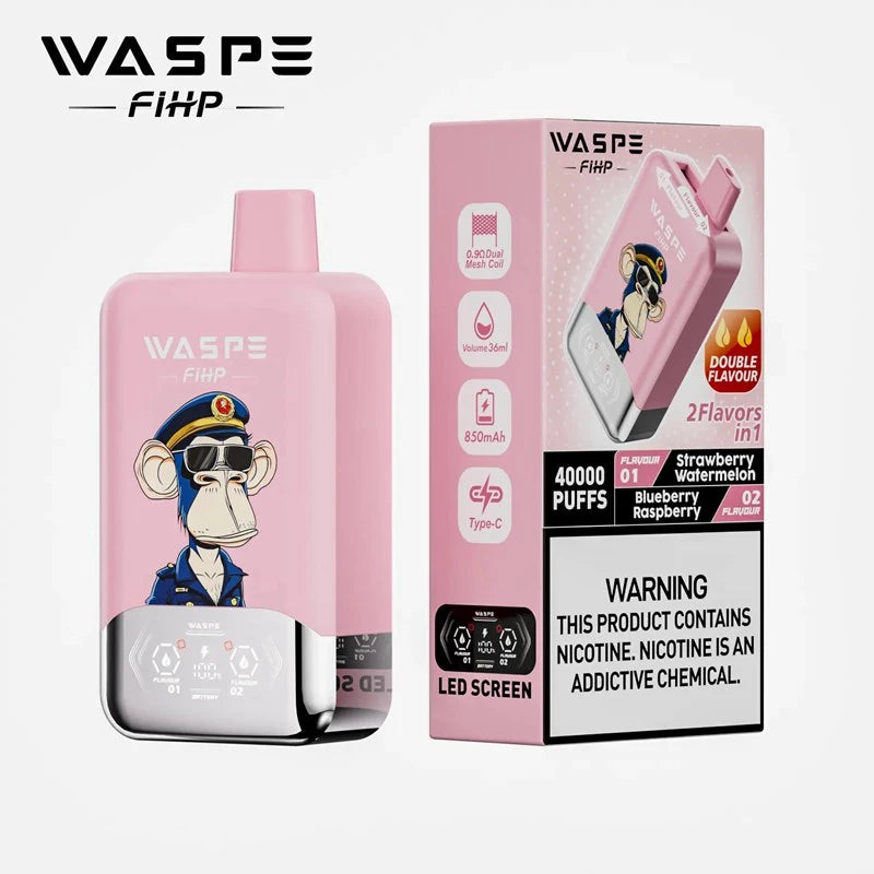 Waspe Fihp 40K Puffs Double Flavor Disposable Vape