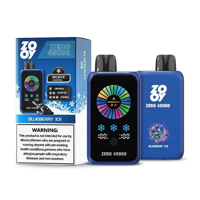 Zooy Zero 45000 Puffs Smart Screen Disposable Vape
