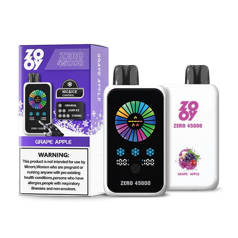 Zooy Zero 45000 Puffs Smart Screen Disposable Vape