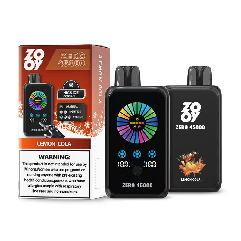 Zooy Zero 45000 Puffs Smart Screen Disposable Vape
