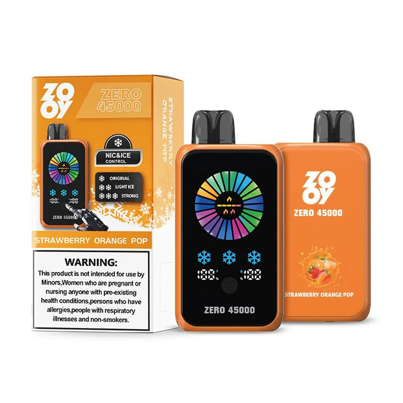 Zooy Zero 45000 Puffs Smart Screen Disposable Vape