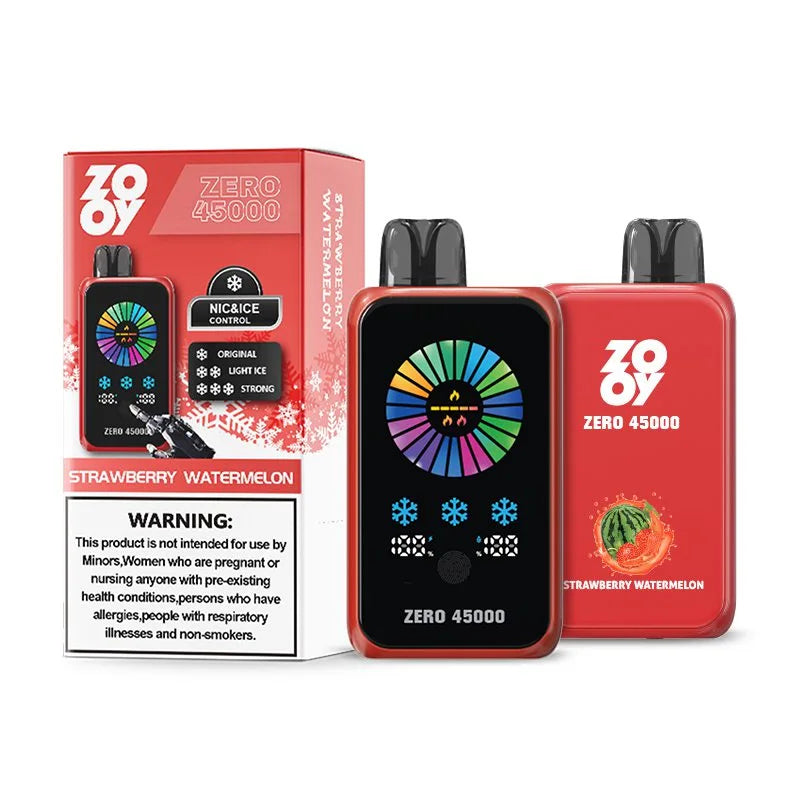 Zooy Zero 45000 Puffs Smart Screen Disposable Vape