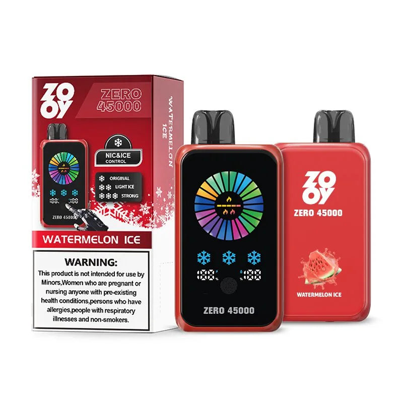 Zooy Zero 45000 Puffs Smart Screen Disposable Vape