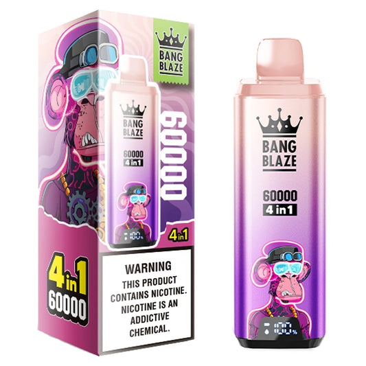 Bang Blaze 4in1 60000 Puffs Quadra Flavor Disposable Vape