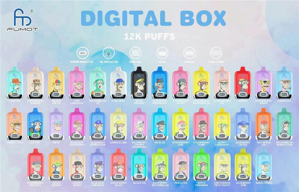 Fumot Randm Digital 12000 Puffs Disposable Vape