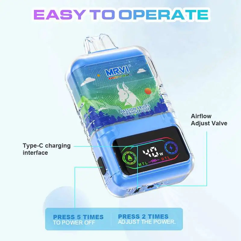 MRVI Moving 25000 Puffs MTL/DTL Disposable Vape