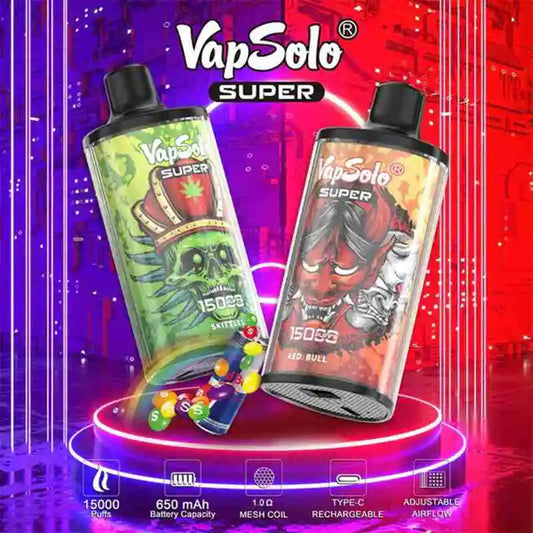 Vapsolo Super 15000 Puffs Disposable Vape