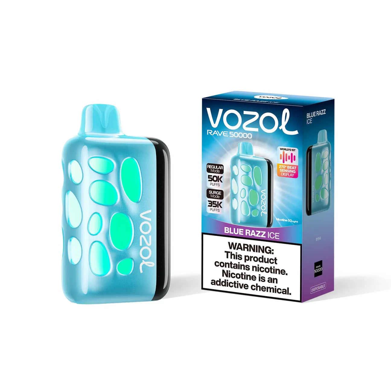 Vozol Rave 50000 Puffs Disposable Vape