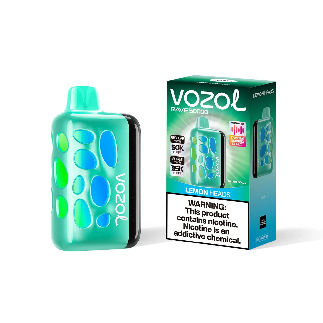 Vozol Rave 50000 Puffs Disposable Vape