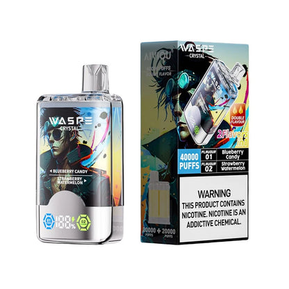 Waspe Crystal 40000 Puffs Double Flavor Disposable