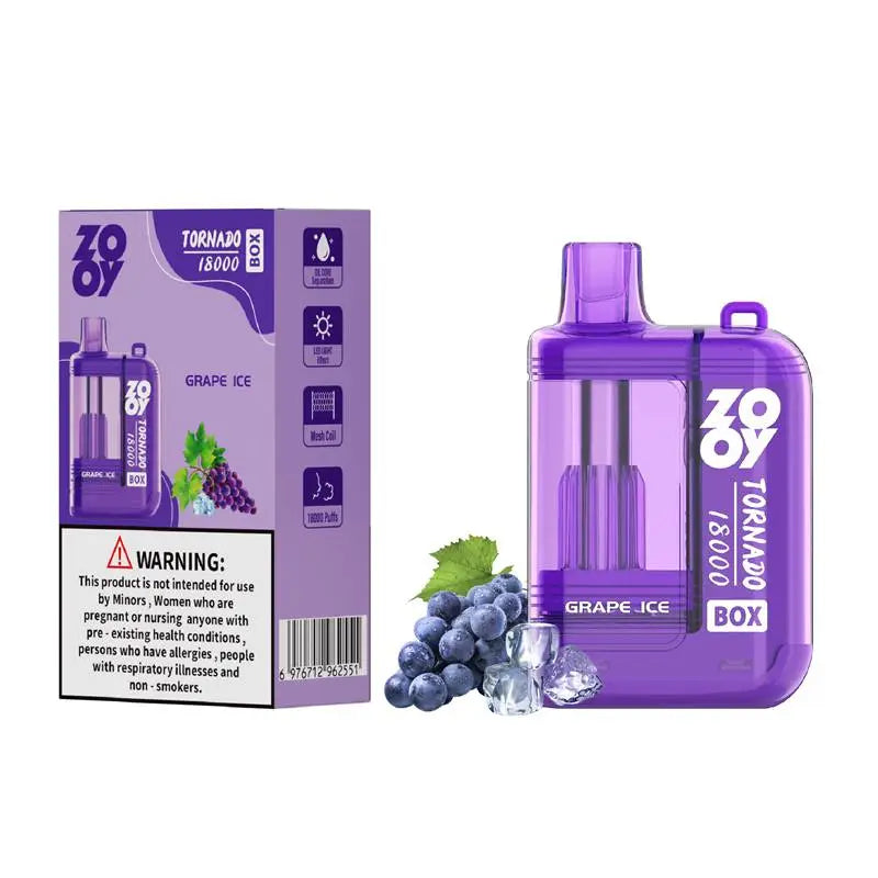 Zooy Tornado 18000 Puffs Disposable Vape