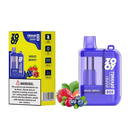 Zooy Tornado 18000 Puffs Disposable Vape