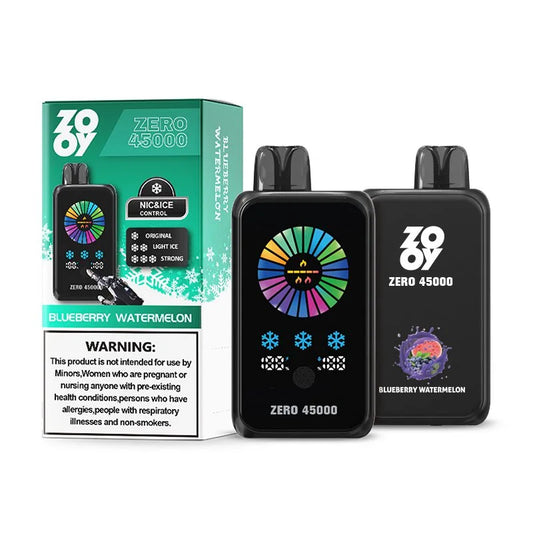 Zooy Zero 45000 Puffs Smart Screen Disposable Vape